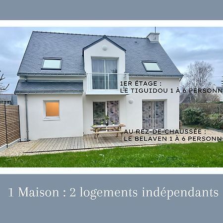 Le Belaven, Neuf, Cosy, Terrasse, Jardin, Kerfany Plage, 1 A 6 Pers Moëlan-sur-Mer Eksteriør bilde