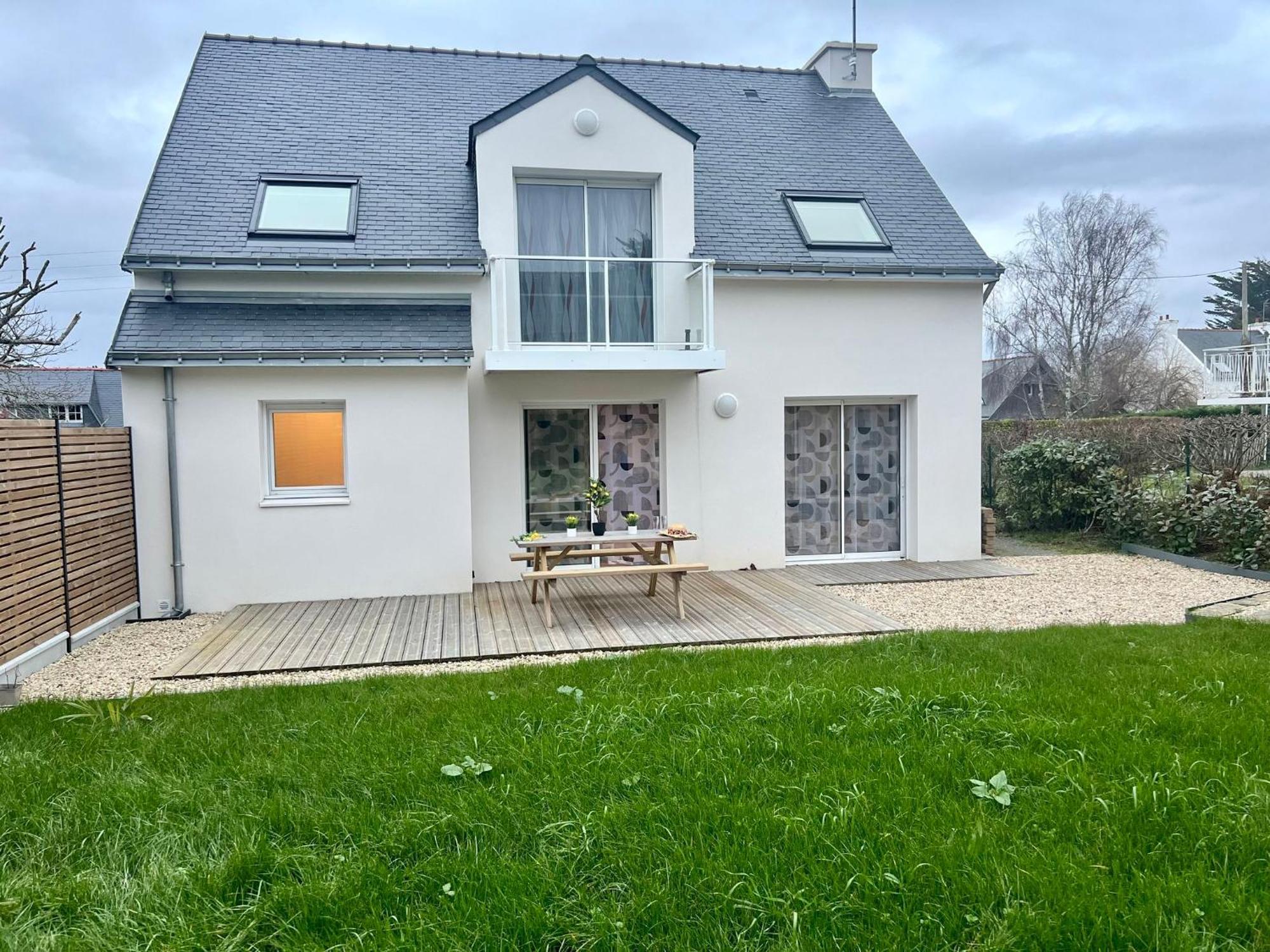 Le Belaven, Neuf, Cosy, Terrasse, Jardin, Kerfany Plage, 1 A 6 Pers Moëlan-sur-Mer Eksteriør bilde