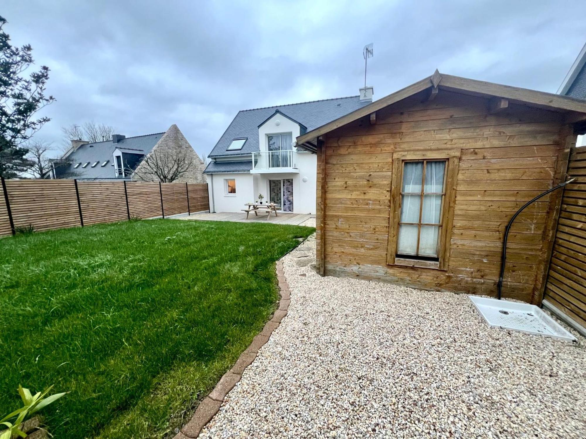 Le Belaven, Neuf, Cosy, Terrasse, Jardin, Kerfany Plage, 1 A 6 Pers Moëlan-sur-Mer Eksteriør bilde